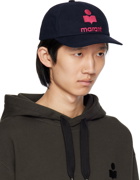 Isabel Marant Navy Tyron Logo Cap