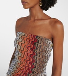 Missoni Wave lamé beach dress