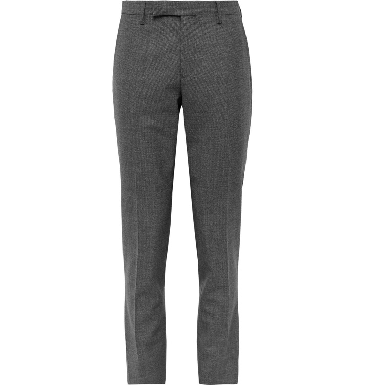 Photo: Paul Smith - Grey Soho Slim-Fit Puppytooth Wool Suit Trousers - Gray