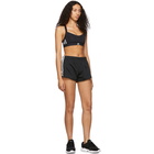 adidas Originals Black All Me 3-Stripes Sports Bra