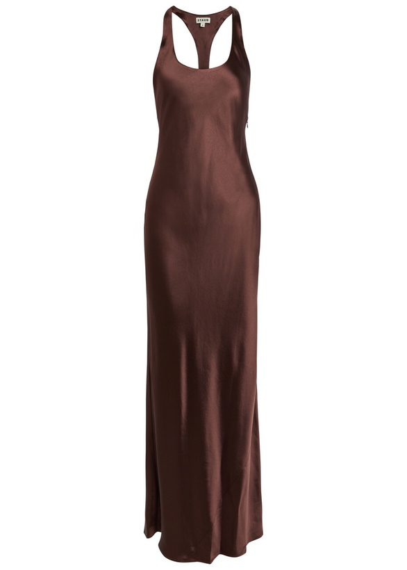 Staud Green Casey Maxi Dress Staud