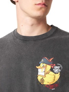 MC2 Saint Barth Man Cotton T-shirt With Captain Duck Front And Back Print | Crypto Puppets® Special Edition