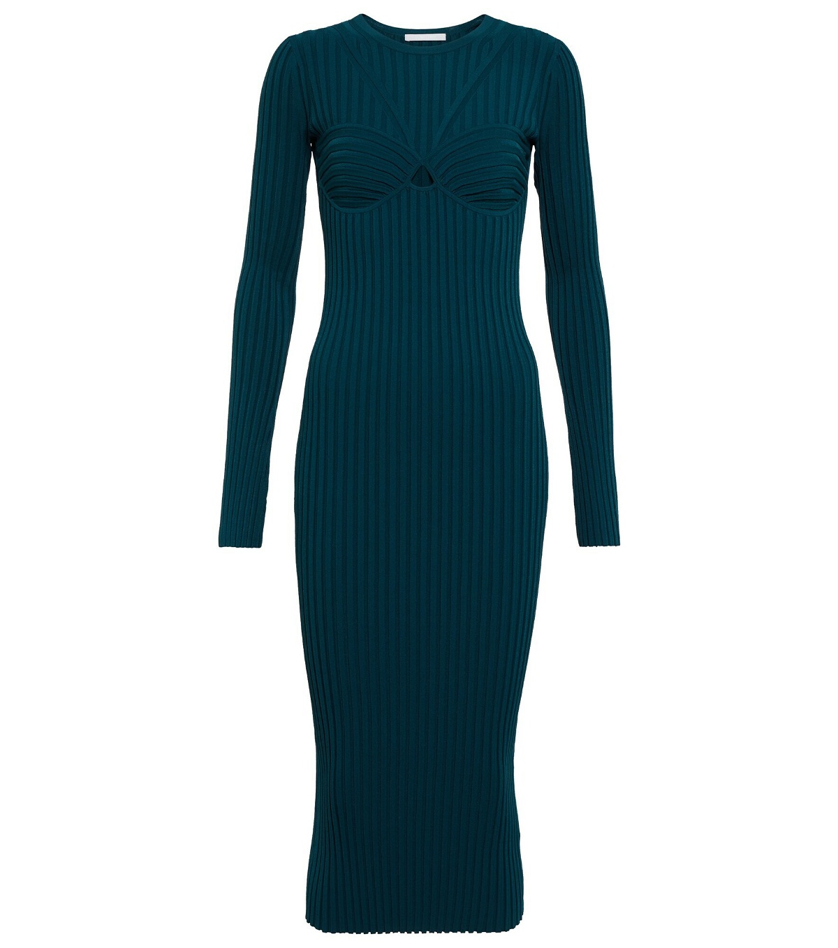 Helmut Lang - Ribbed-knit midi dress Helmut Lang