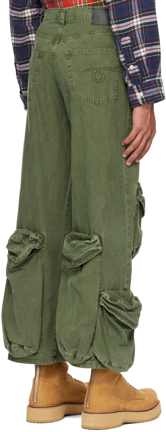 R13 Khaki Utility Cargo Pants R13