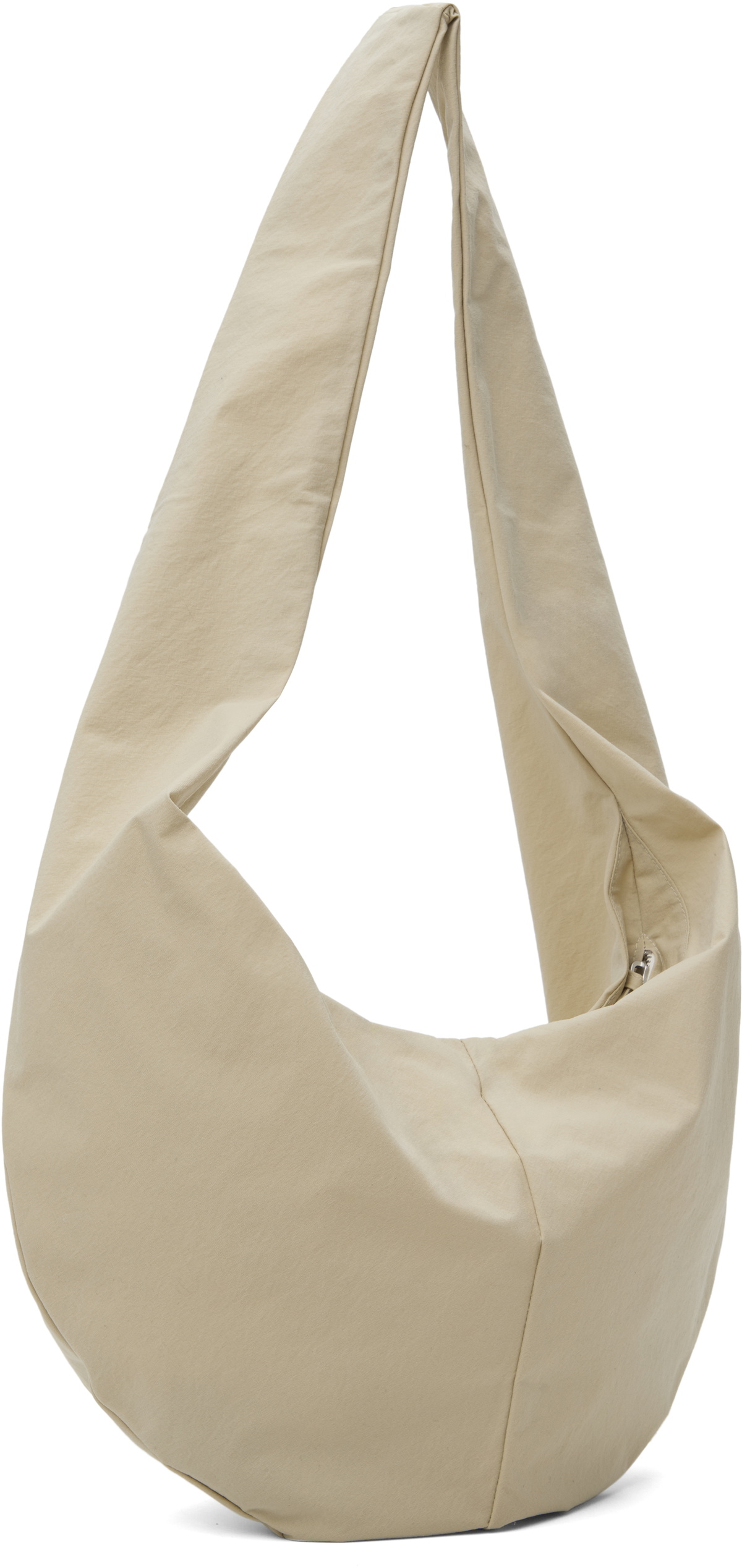 Gabriela Coll Garments Beige No.250 Crossed Fabric Bag
