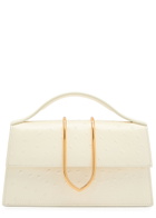 Jacquemus Le Grand Bambino Polka dot Leather top Handle bag - Ivory - One Size