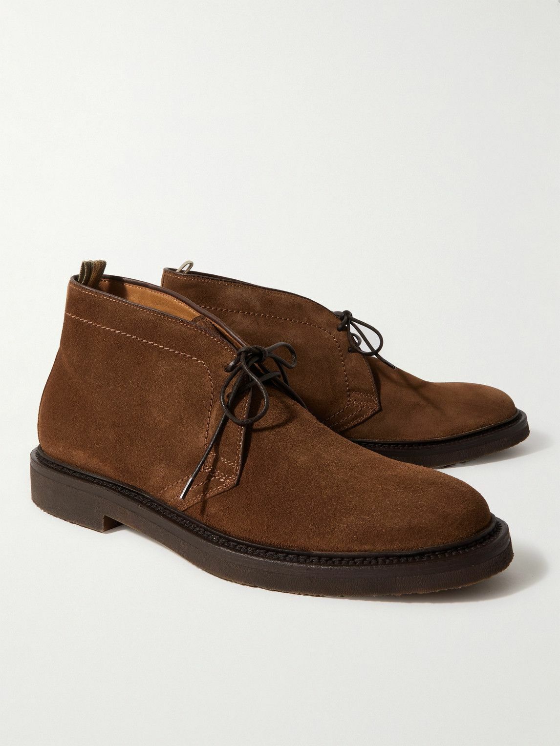 Officine Creative - Hopkins Suede Desert Boots - Brown Officine Creative