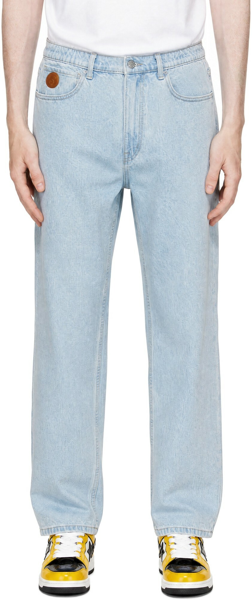 AAPE by A Bathing Ape Blue 'AAPE NOW' Jeans