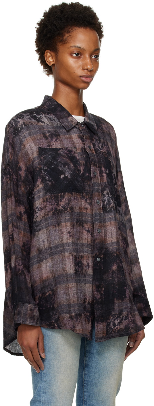 R13 - Drop Neck Cropped Shirt main image 1