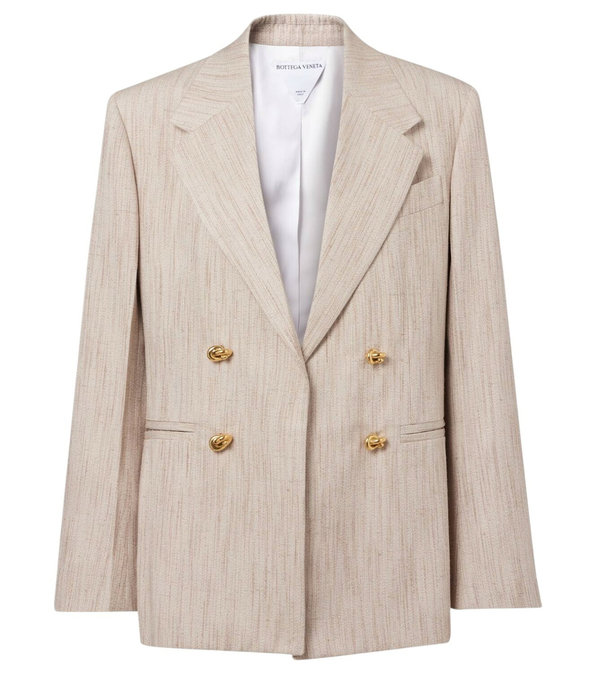 コート Bottega Veneta Ivory wool blend coat BOTTEGA VENETA | White Women's Coat | YOOX