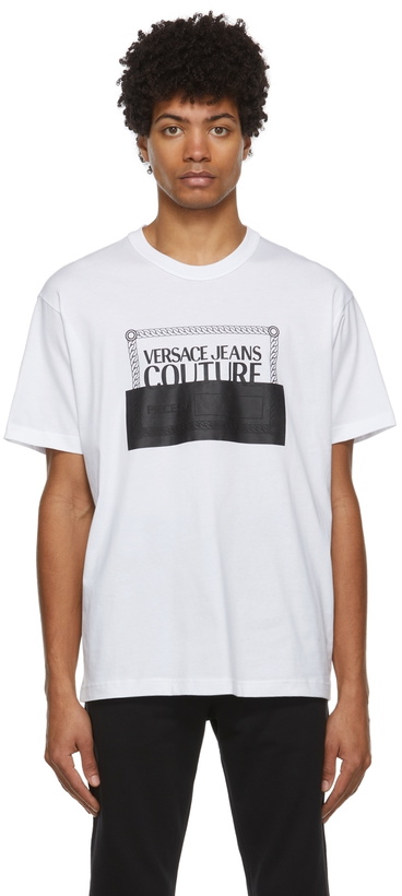 Photo: Versace Jeans Couture White Number T-Shirt