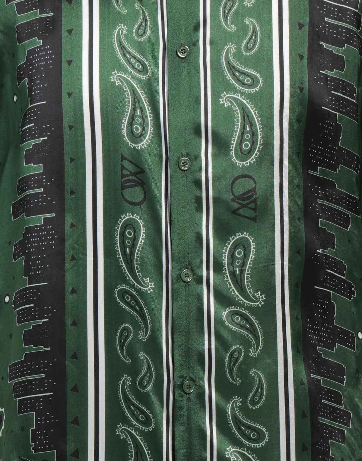Off-white Mens Shirt in Green