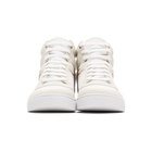 Burberry White Reeth High-Top Sneakers