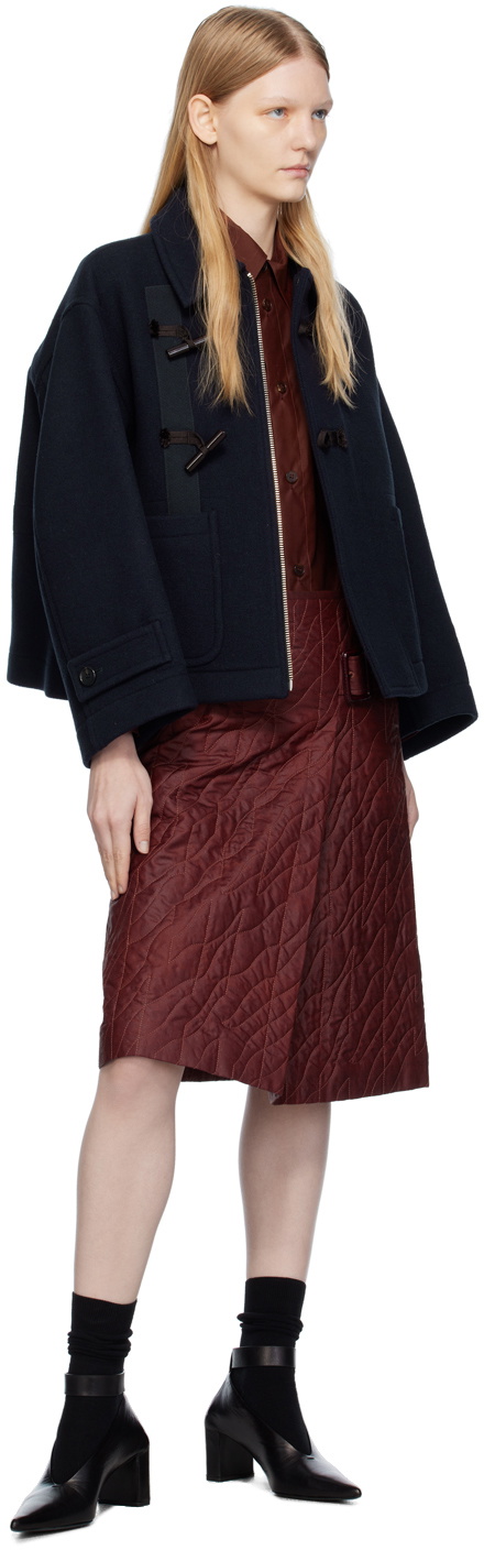 UMBER POSTPAST Navy Toggle Jacket