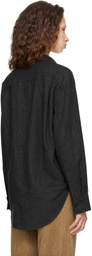 AGOLDE Gray Aris Wool Shirt