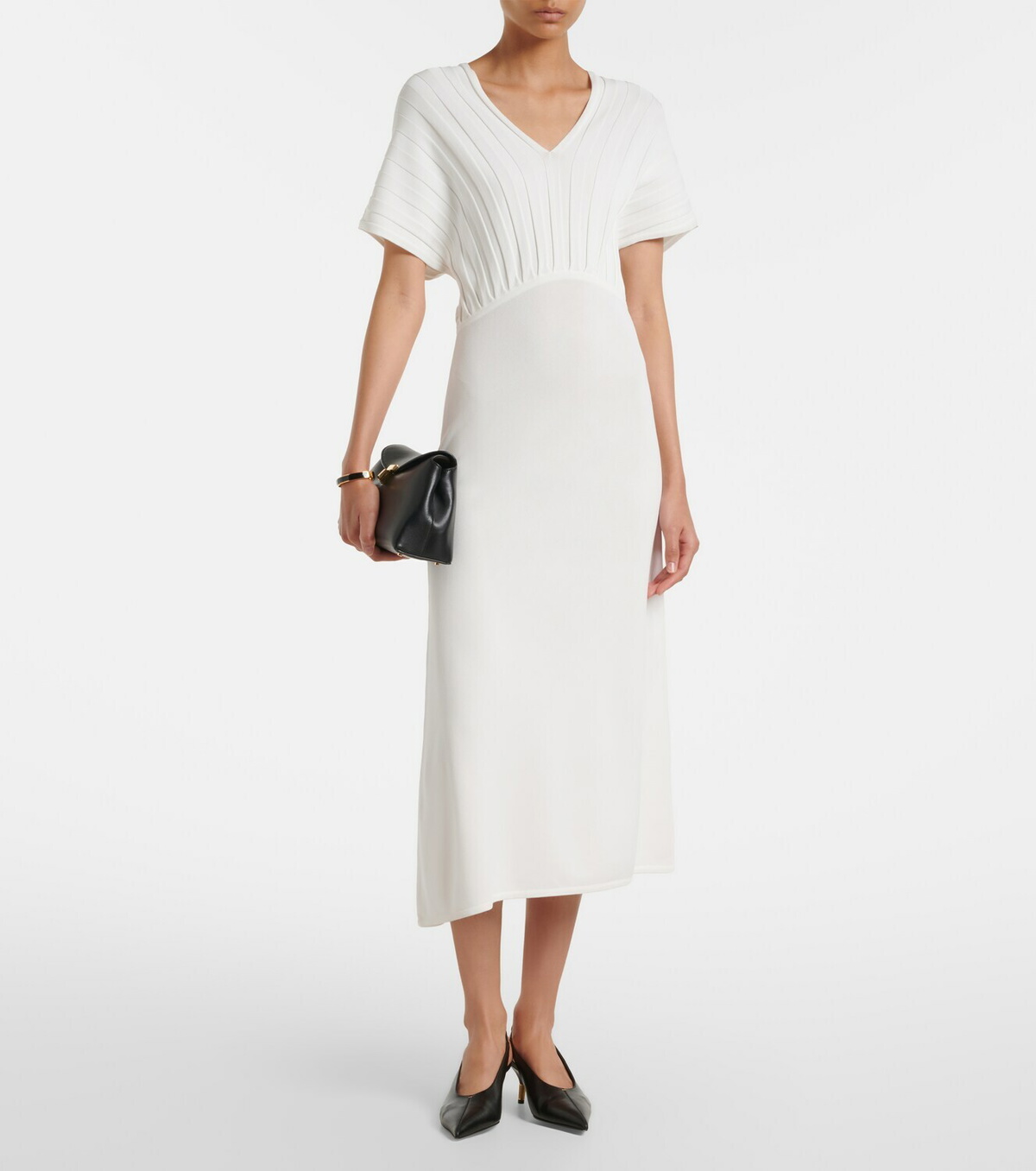 Max Mara Crêpe midi dress