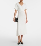 Max Mara Crêpe midi dress