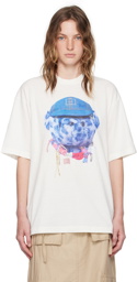 Acne Studios White Printed T-Shirt