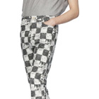 Palomo Spain Black and White Check Trousers