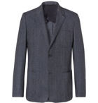 Mr P. - Navy Prince of Wales Checked Wool and Cotton-Blend Blazer - Men - Navy