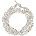 Pearls Before Swine Silver Rope Chain Bracelet