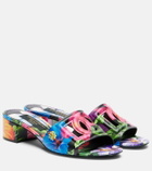 Dolce&Gabbana Karol DG floral mules