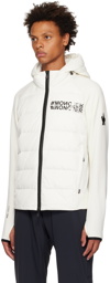 Moncler Grenoble White Maglia Down Jacket