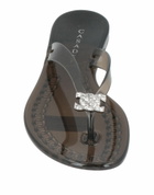 Casadei Womens Thong sandal in Black