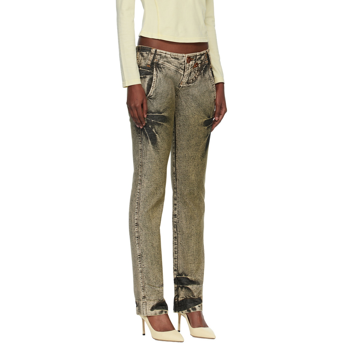 Miss Sixty Green KNWLS Edition Tie-Dye Jeans