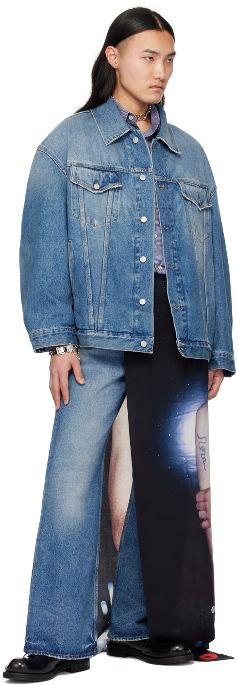 Blue Distressed Jeans