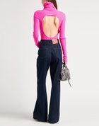 Laneus Womens Bodysuit Fuchsia