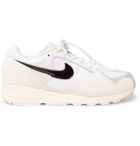 Nike - Fear of God Air Skylon II Full-Grain Leather, Felt and Mesh Sneakers - Men - Gray