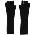 Isabel Benenato Black Yak Fingerless Gloves