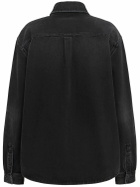 ANNAGRETA Luce Black Wash Denim Shirt