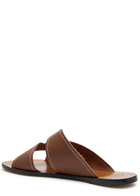 Atp Atelier Allai Leather Sliders Brown