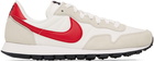 Nike White & Red Air Pegasus 83 Sneakers