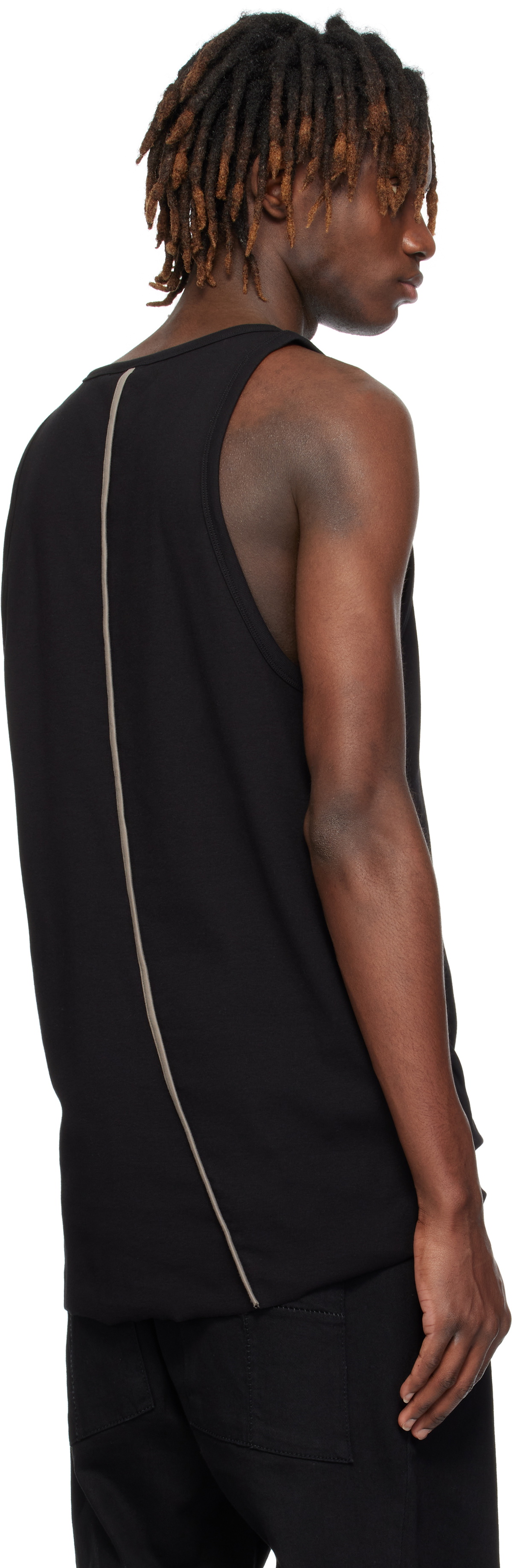 thom/krom Black M TS 854 Tank Top