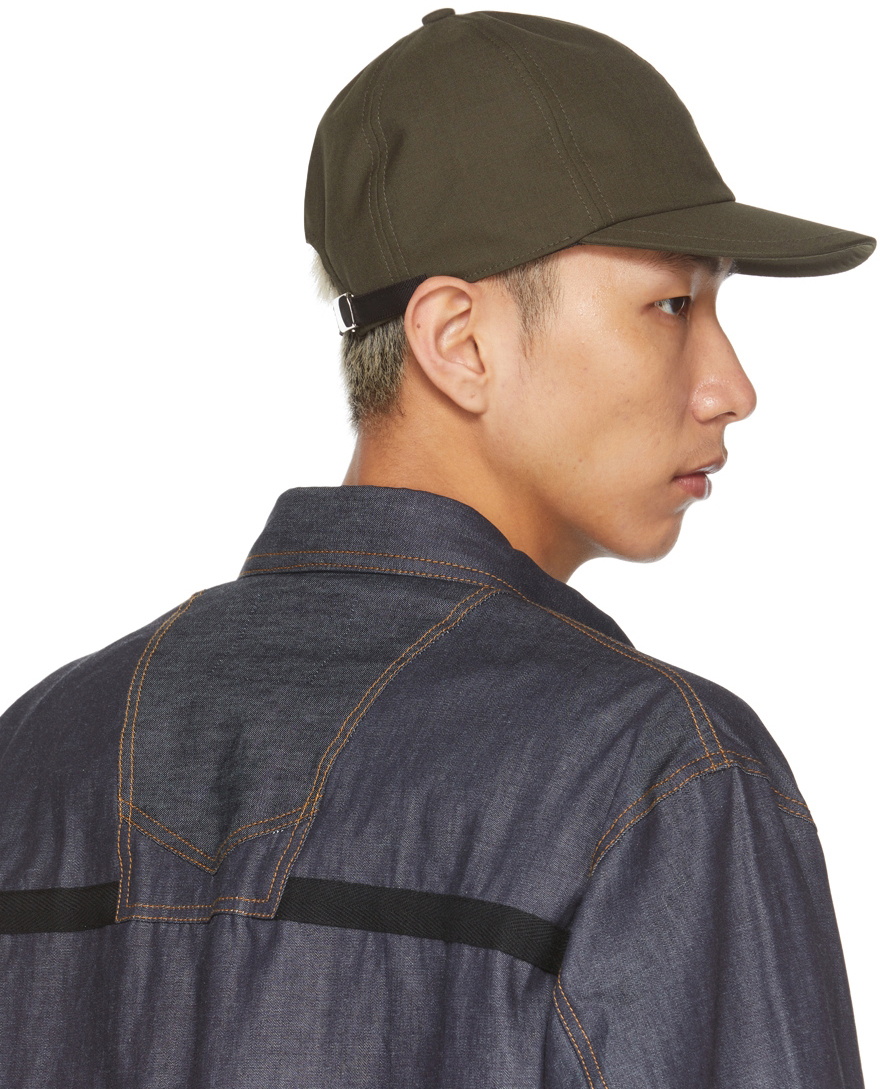 sacai Khaki S Logo Cap