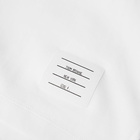 Thom Browne Men's Oversized Stripe Pocket T-Shirt in White