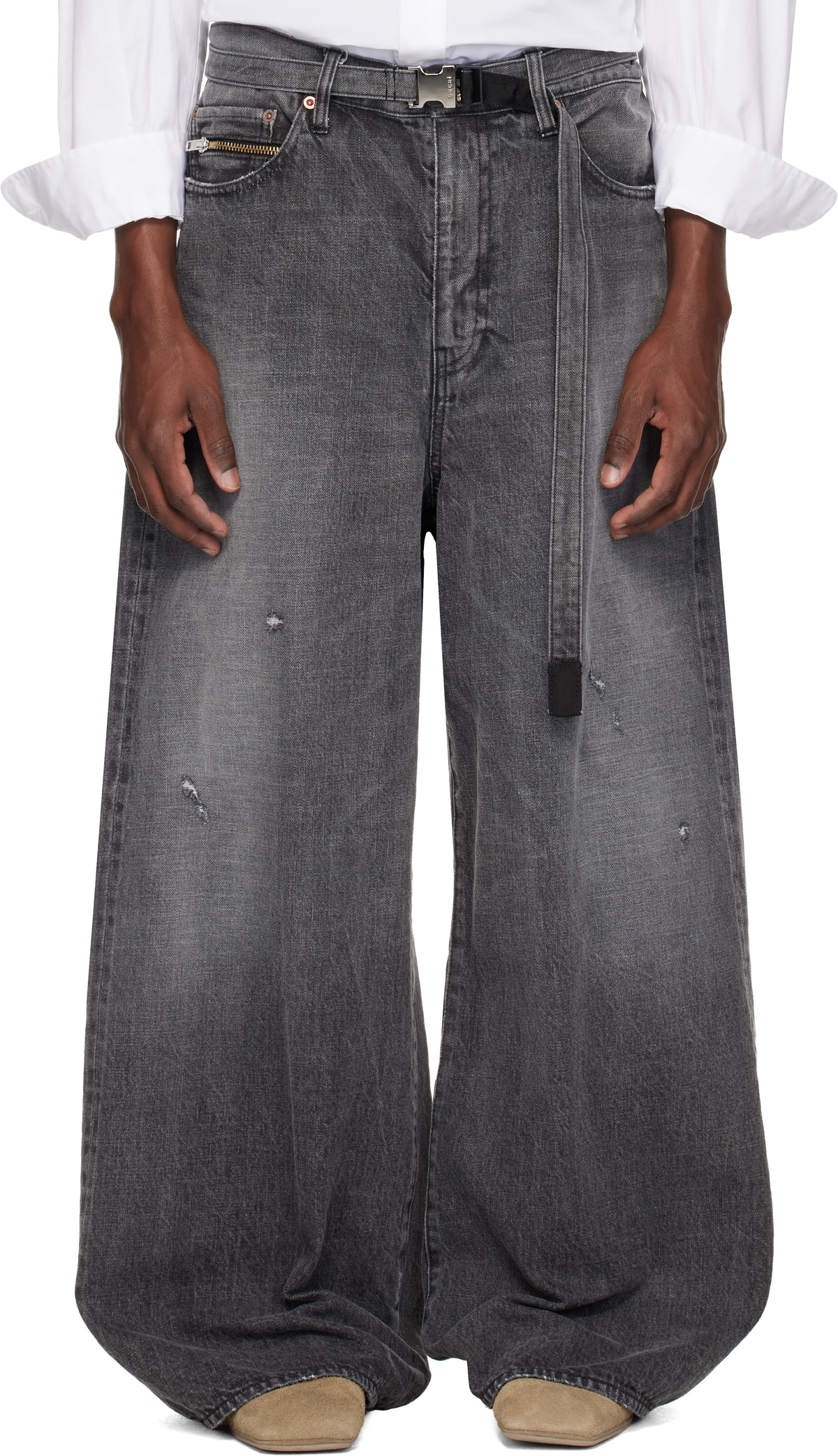 sacai Black BEYONDEXX Jeans
