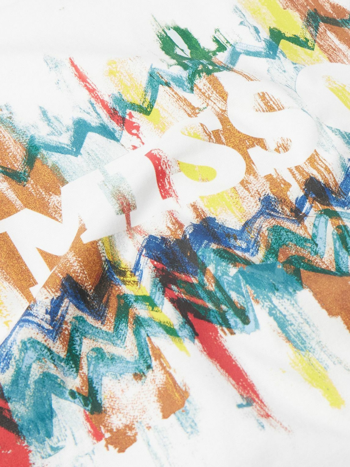 Missoni - Logo-Print Cotton-Jersey T-Shirt - White