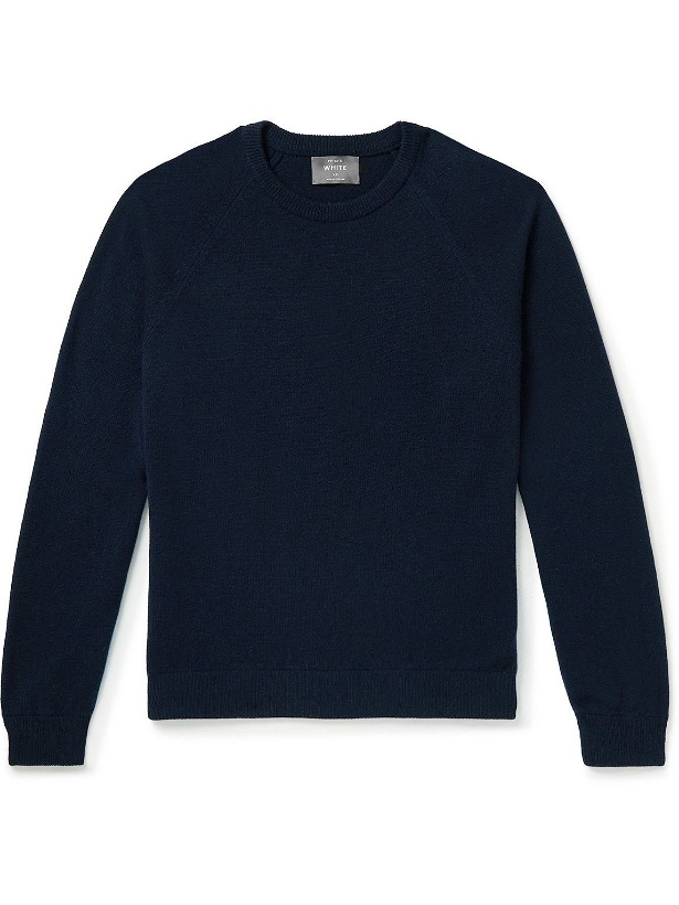 Photo: Private White V.C. - Wool Sweater - Blue