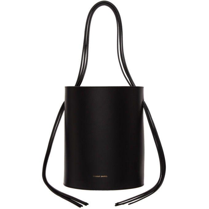 Mansur Gavriel - Mini Pleated Bucket Bag in Flamma Lambskin