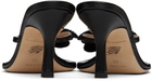 Blumarine Black Butterfly Heeled Sandals