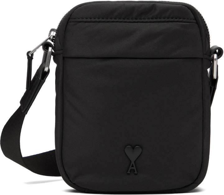 Photo: AMI Paris Black Small Ami de Coeur Bag