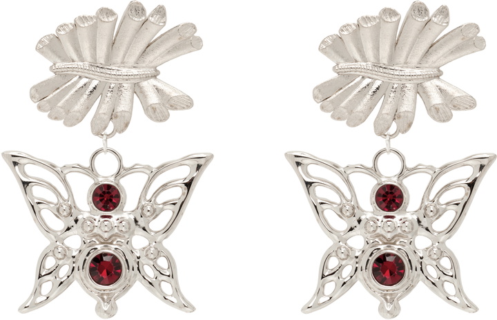 Photo: Chopova Lowena Barbed Bug Drop Earrings