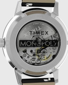 Timex X Monopoly Marlin 38Mm Sst Case Silver Dial Black Strap silver Mens Watch