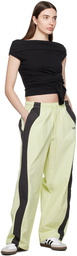 OPEN YY Green Color Block Lounge Pants