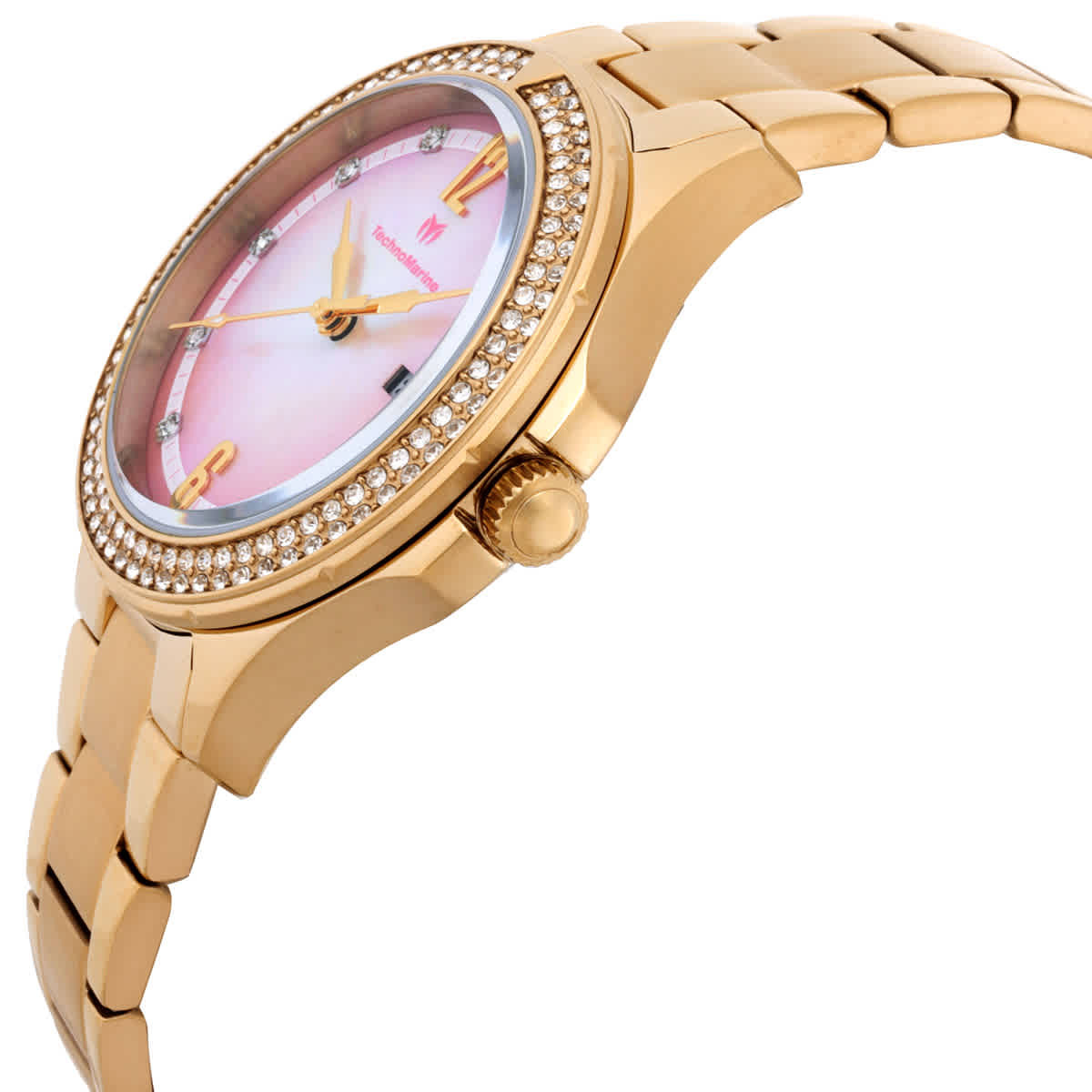 Technomarine Luna Quartz Crystal Ladies Watch TM-825003