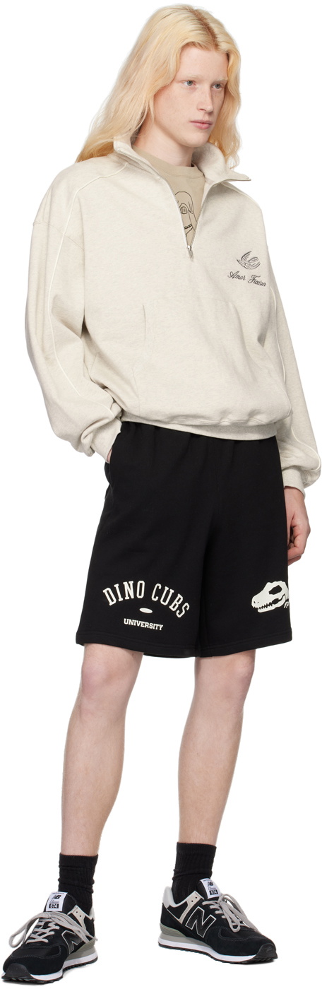 Kijun Black 'Dino Cubs' Shorts
